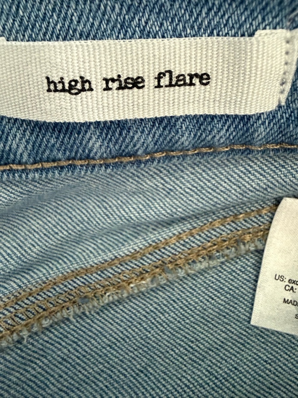 Jessica Simpson Light Blue High Rise Flare Denim Jeans - Picture 3 of 5